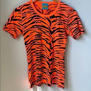 C&C California Tiger Print Fitted Tee